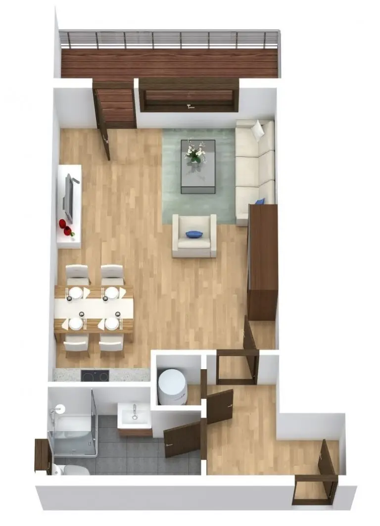 3D Floor Plan 1